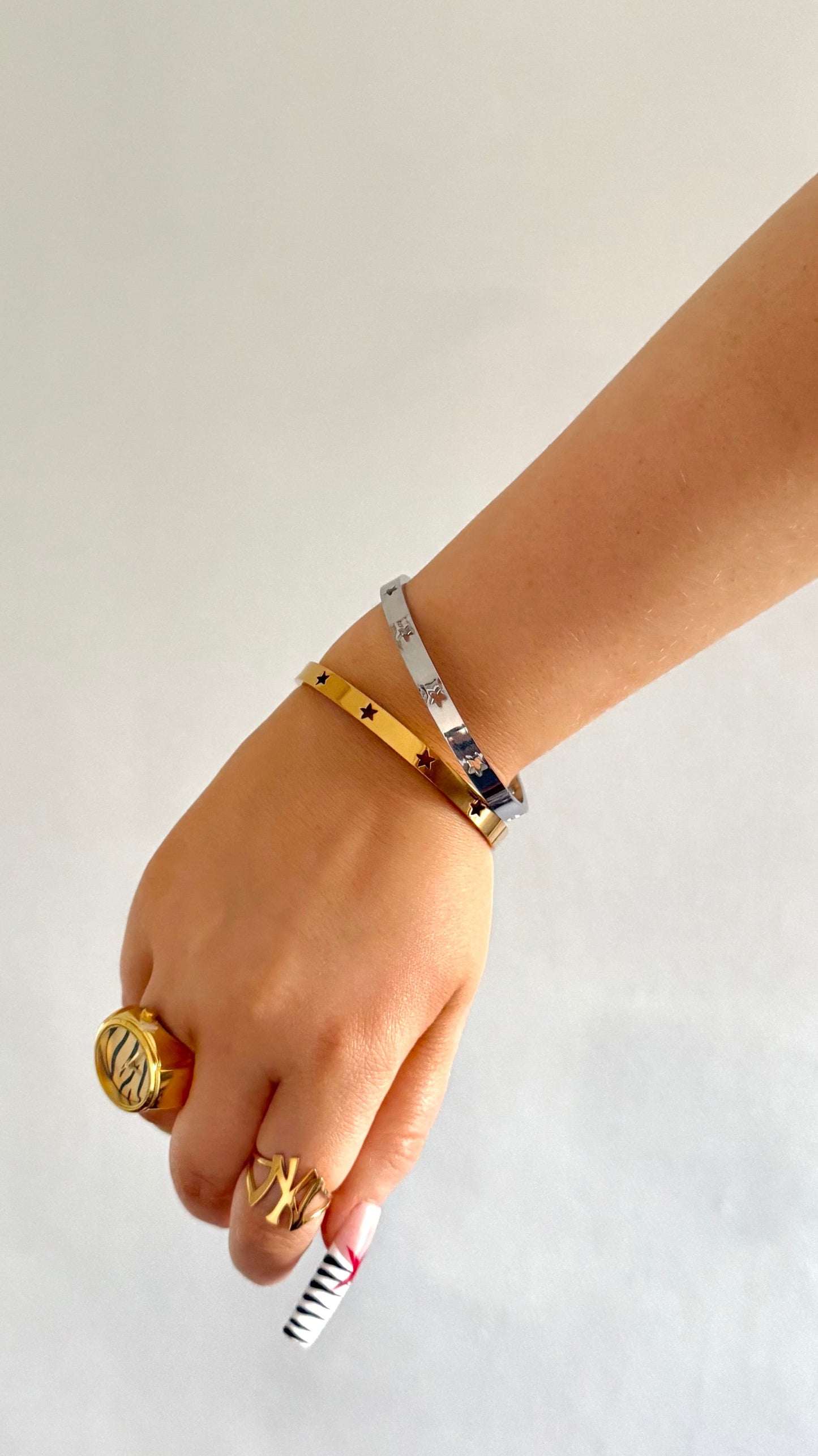 Star Cutout Bangle