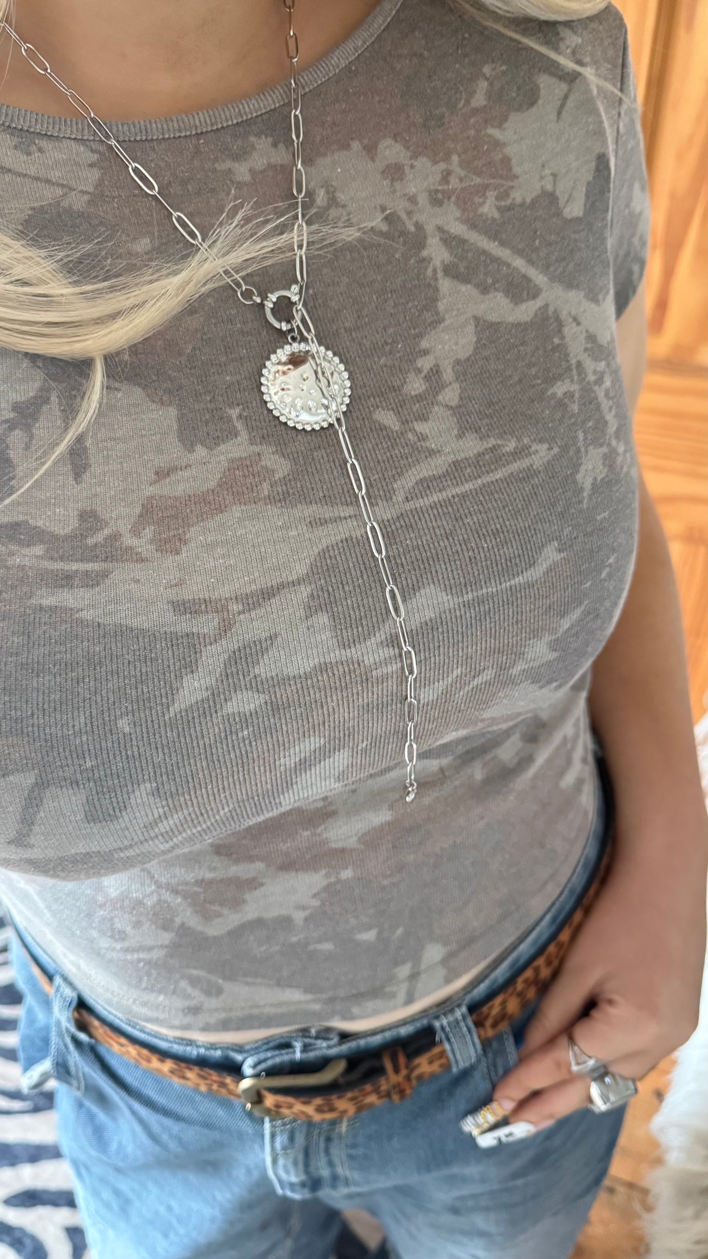 The “Big Drop” Lariat Necklace