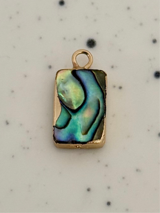 Colourful FreshWater Pearl Gold Charm