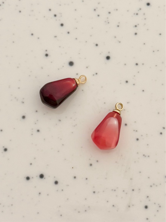 Pomegranate Seed Charm
