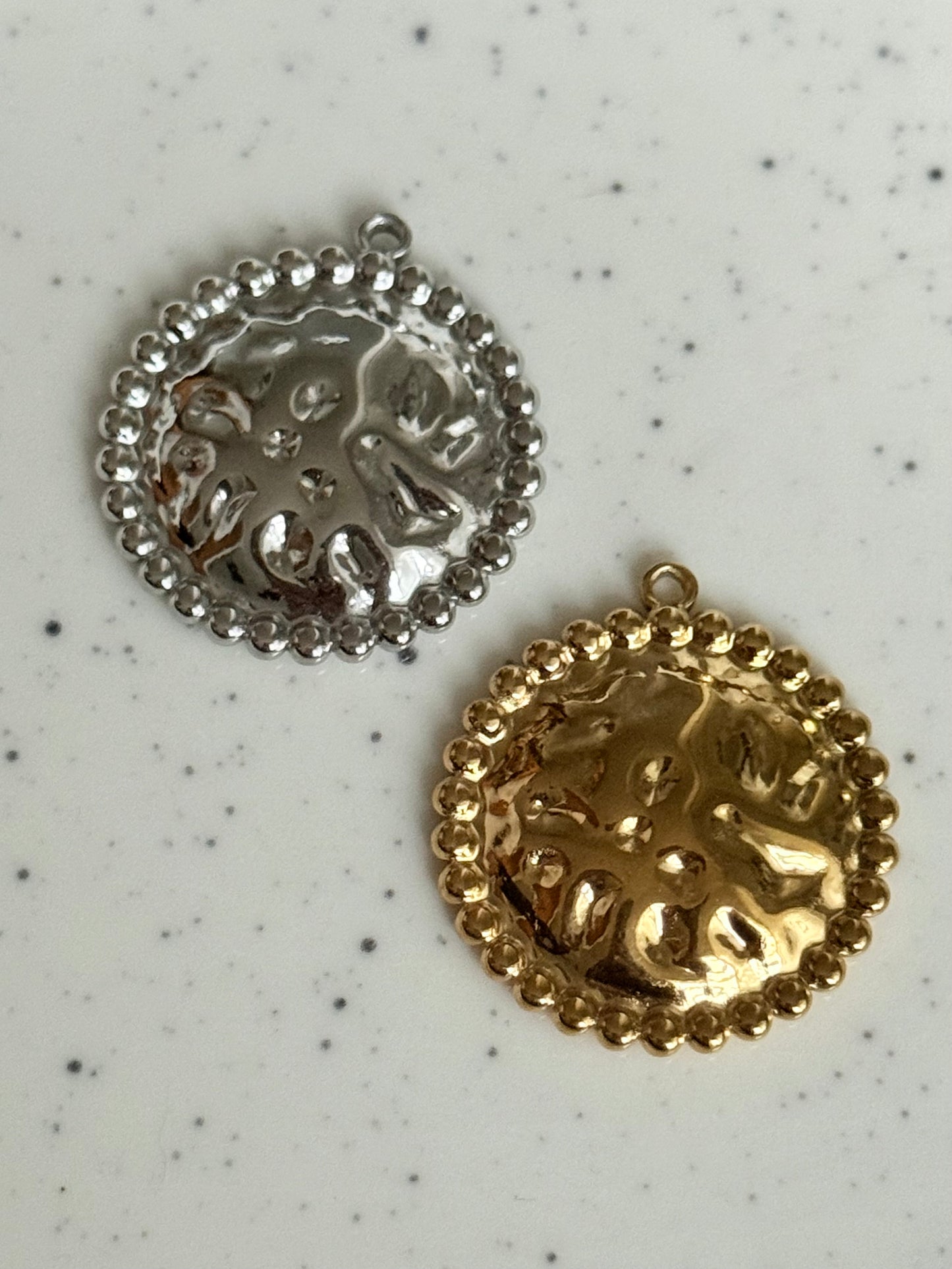 Textured Medallion Pendant