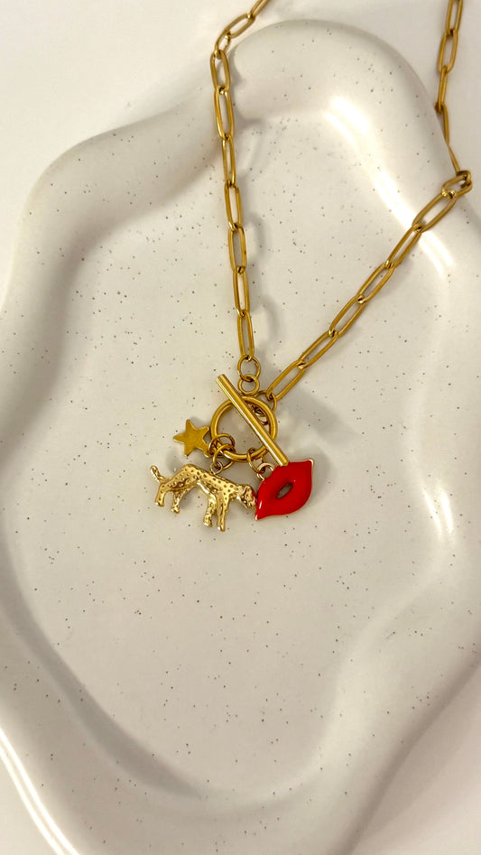 Filthy Animal Gold Charm Necklace