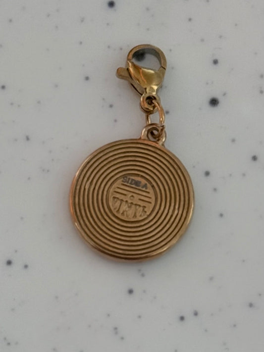 Gold Vinyl Charm