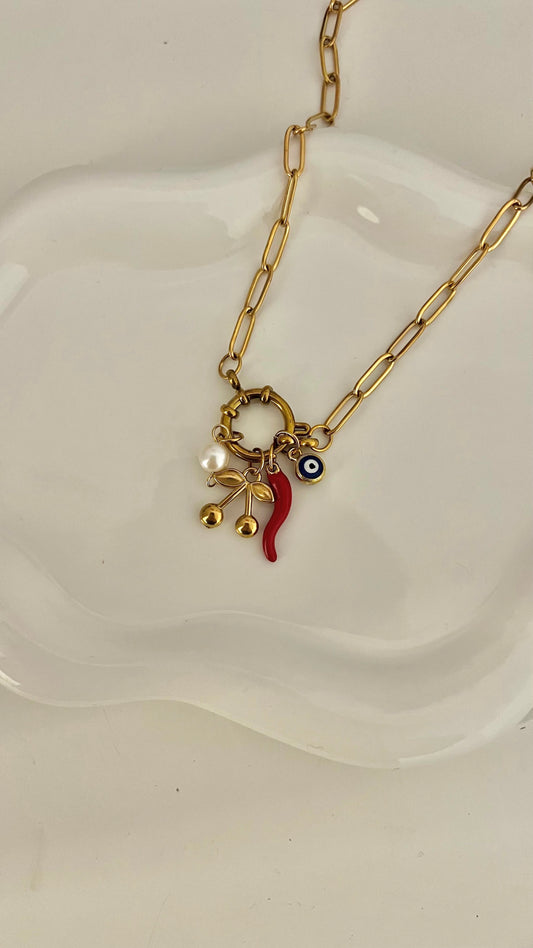Boho Dream Sailor’s Clasp Charm Necklace