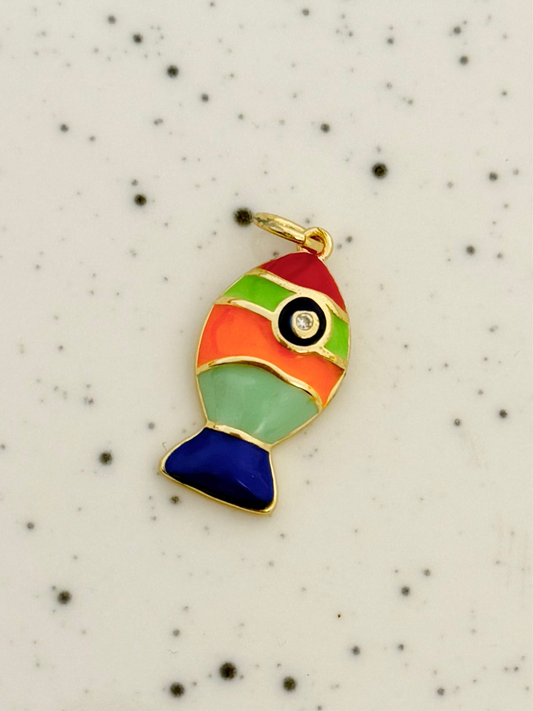 Colourful Fish Charm