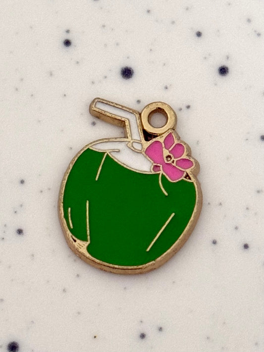 Gold Coconut Charm