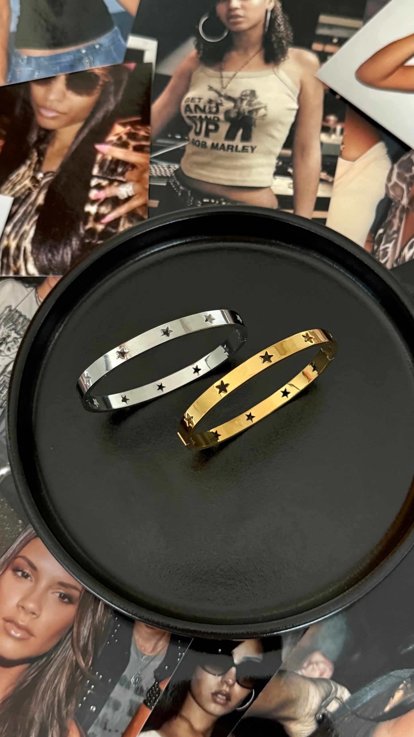 Star Cutout Bangle