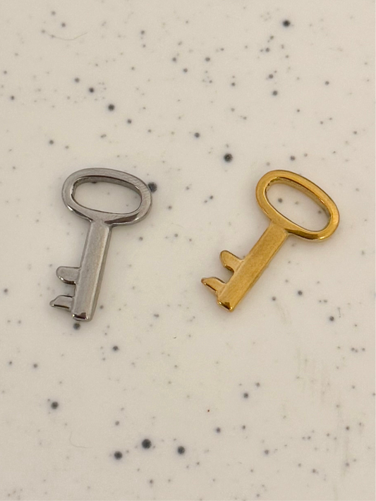Stainless Steel Key Charm