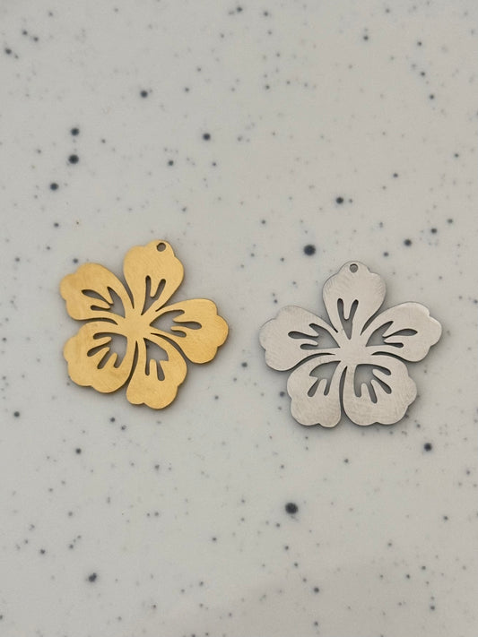 Hibiscus Flower Charm