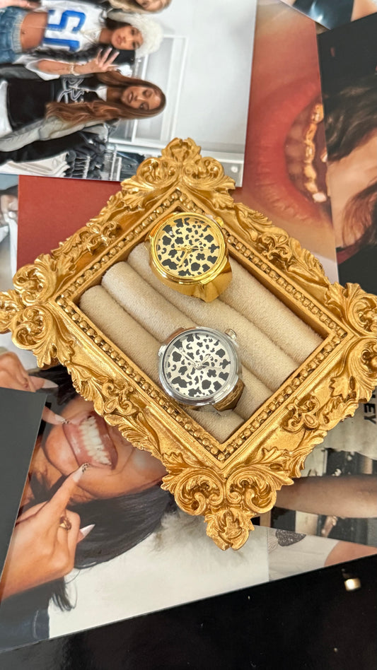 Leopard Print Watch Ring