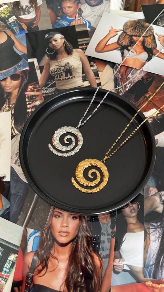 The “Hot Girl Spiral” Long Necklace