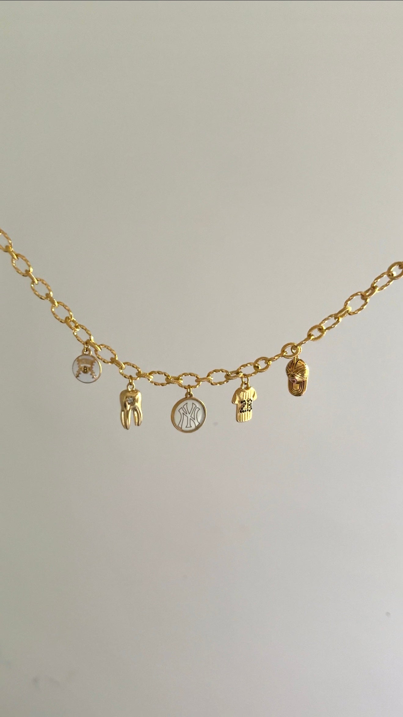 The “Is This Streetwear Enough?” Gold Charm Necklace