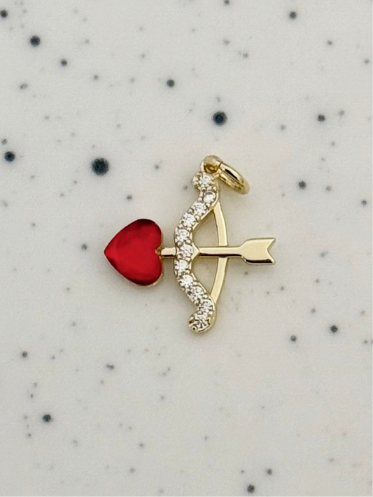Cupid’s Arrow Gold Charm