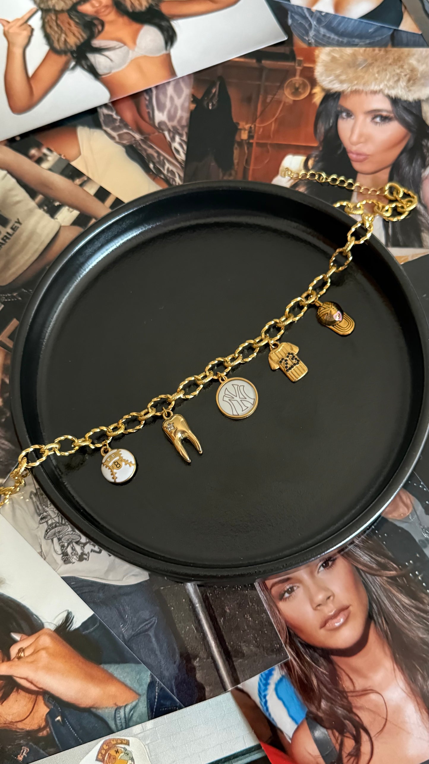 The “Is This Streetwear Enough?” Gold Charm Necklace