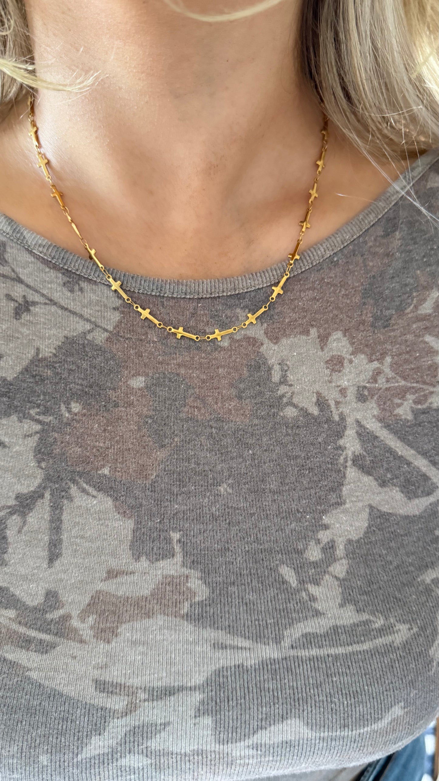 Cross Chain Necklace